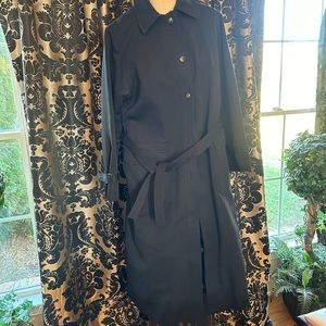 Forecaster of Boston black dress coat missing two button otherwise excellent